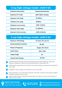 X-ray high voltage model: AMS P-02